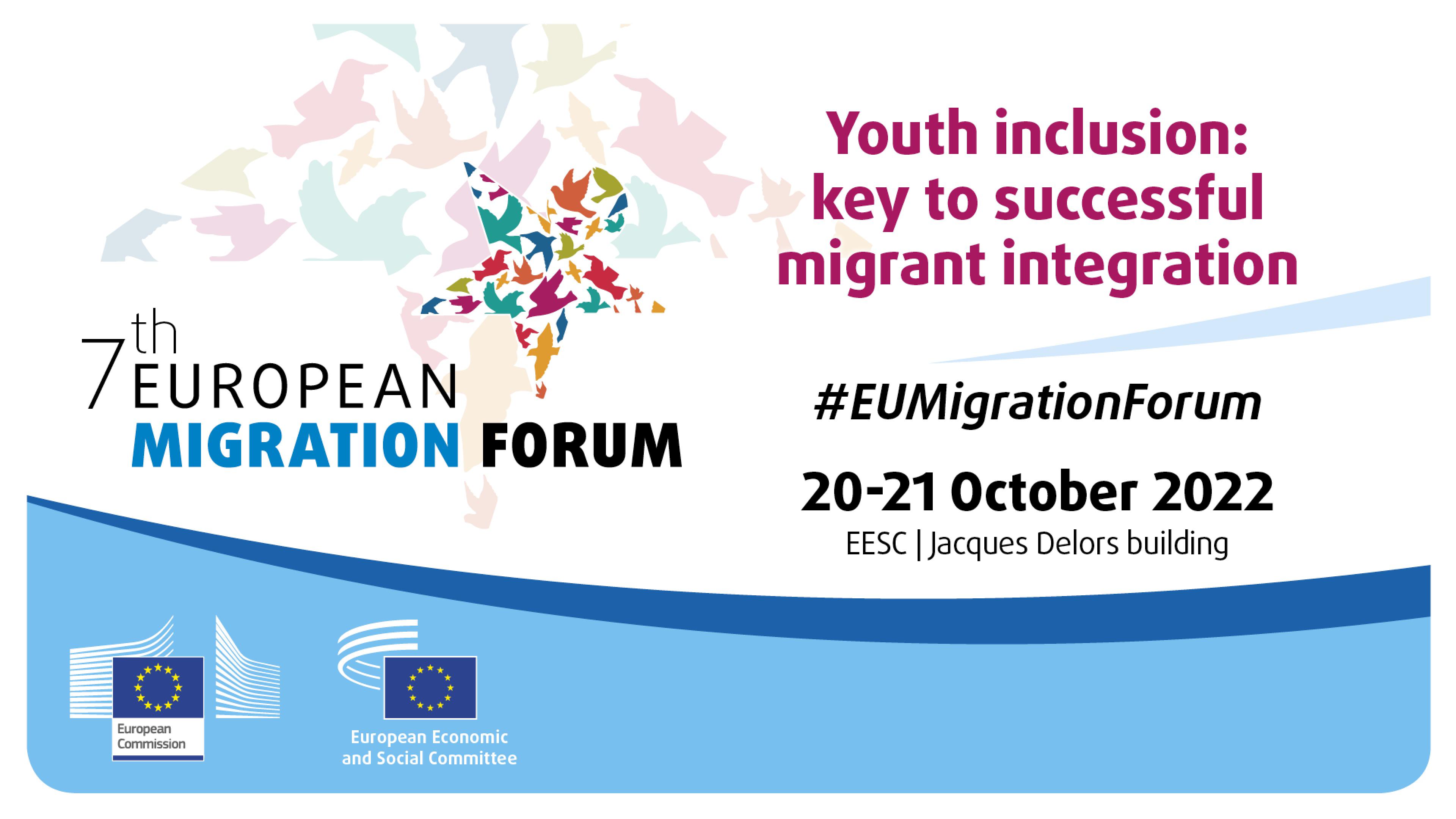 Ilustracja do informacji: Zaproszenie do wyrażenia zainteresowania udziałem w Europejskim Forum Migracji